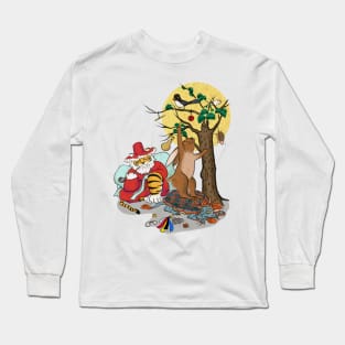 Minhwa: Korean Christmas C Type Long Sleeve T-Shirt